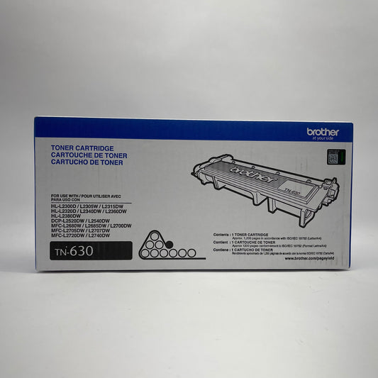 New Brother TN630 Black Ink Cartridge