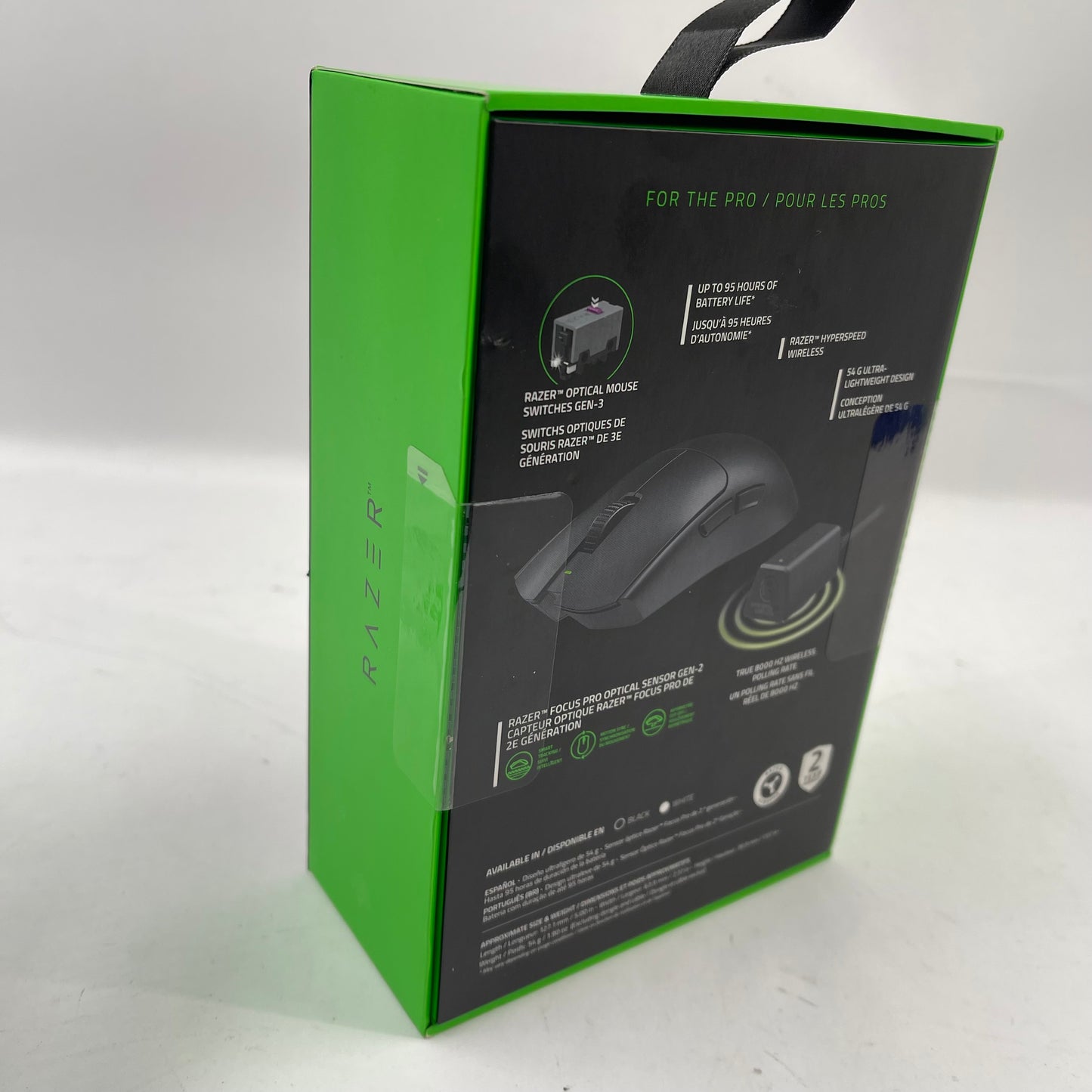 New Black Razer Viper V3 Pro Wireless Mouse RZ01-0512