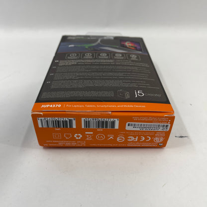 New j5create 70W GaN USB-C 4-Port Charger Power Adapter JUP4370