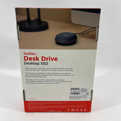 New SanDisk Desk Drive 8TB USB Type-C Desktop External SSD