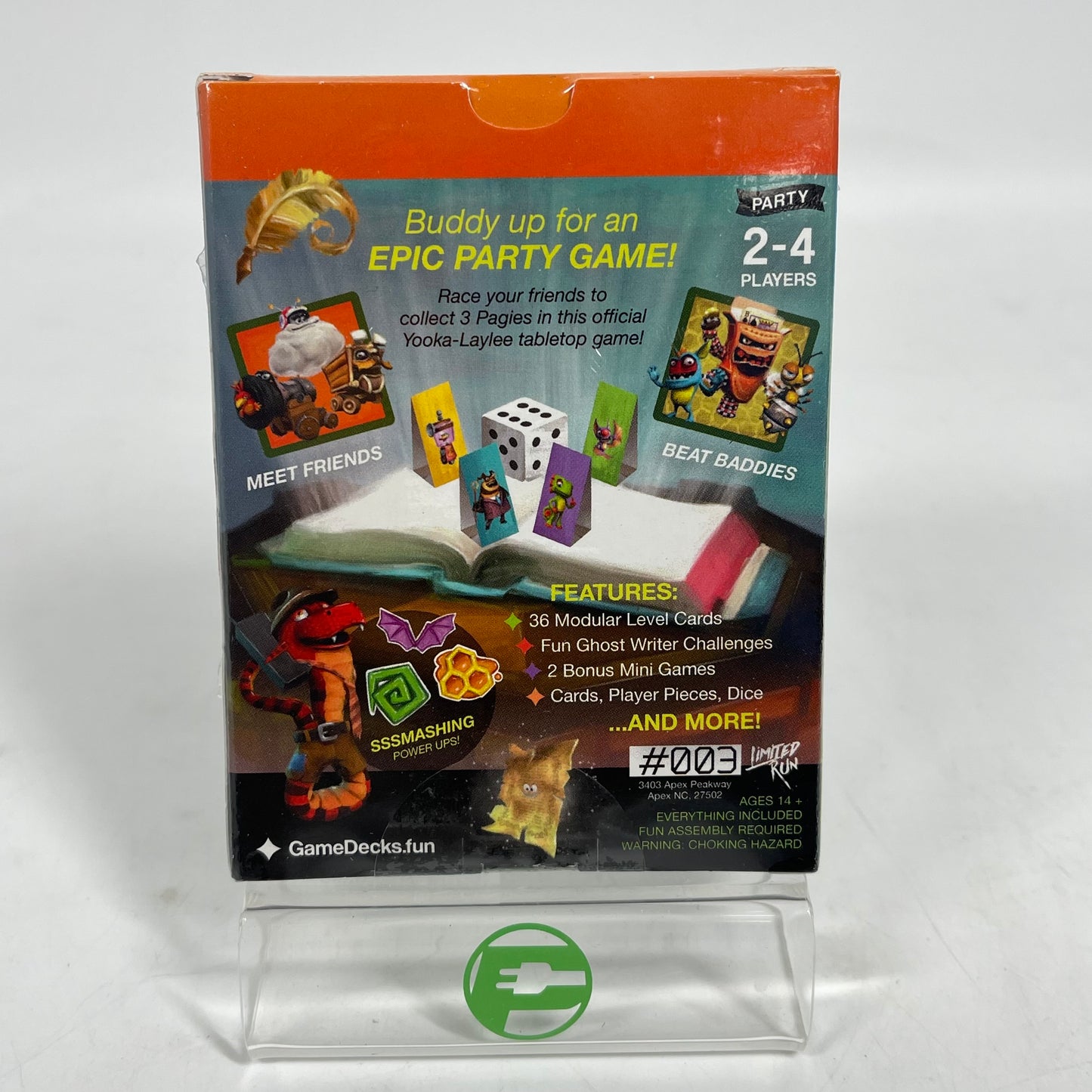 New Limited Run Yooka-Laylee Game Deck Standard Edition