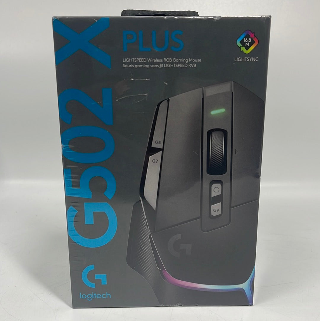 New Logitech G502 X Plus Lightspeed Wireless RGB Gaming Mouse 910-006160
