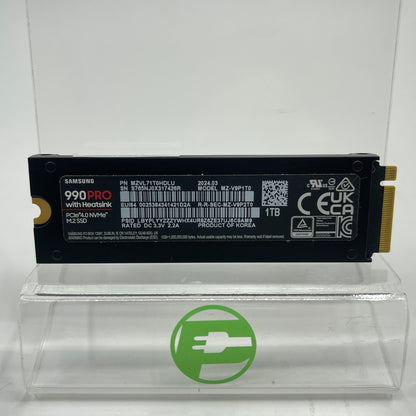 Samsung 2280mm 990 Pro 1TB M.2 NVMe Gen 4.0 x 4 SSD MZ-V9P1T0 SSD