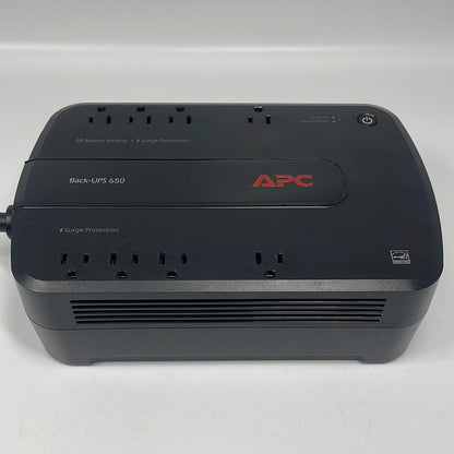 APC Back-UPS 650 Battery Backup Surge Protector BE650G1