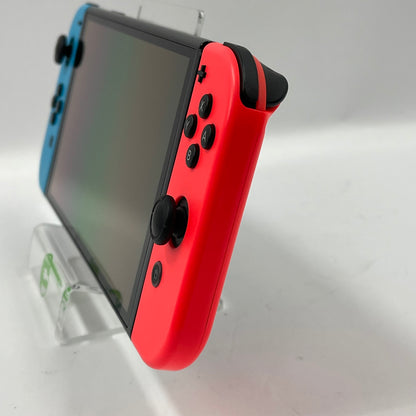 Nintendo Switch OLED Video Game Console HEG-001 Red/Blue