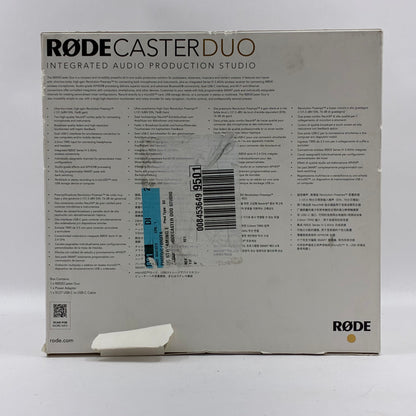 New Rode RODECaster Duo 7-Channel Integrated Audio Production Studio