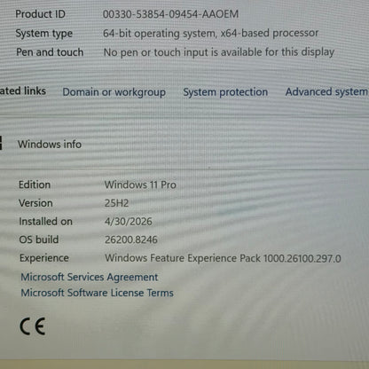 Lenovo ThinkPad T14 Gen 2 20W0003KUS 14" i5-1135G7 2.4GHz 16GB RAM 512GB SSD