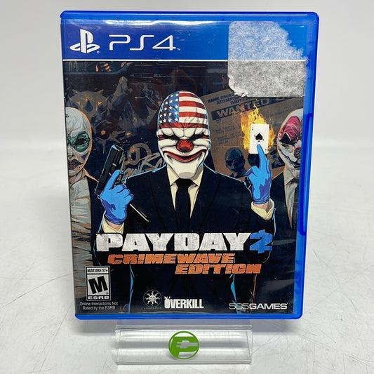 Payday 2: Crimewave (Sony PlayStation 4 PS4, 2015)