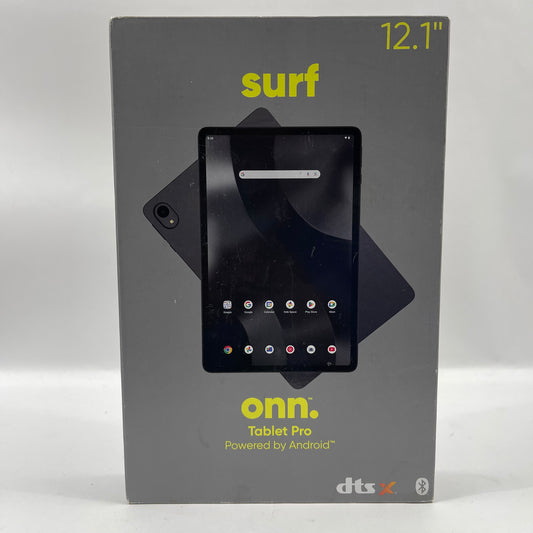 New WiFi Only onn. Surf Tablet Pro 12.1" 128GB Gray TBGRY100146663