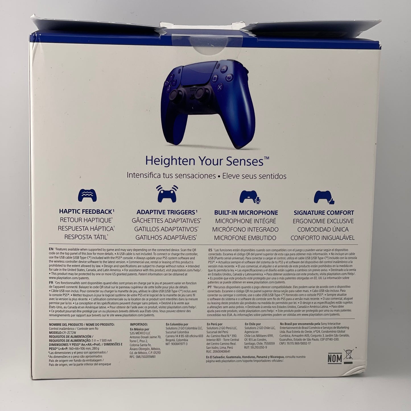 New Sony PlayStation 5 PS5 DualSense Wireless Controller Chroma Indigo CFI-ZCT2W