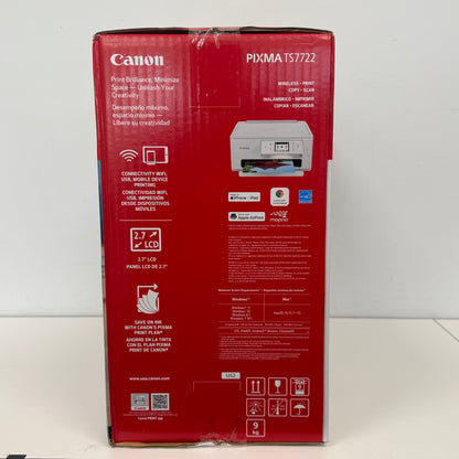 New Canon PIXMA TS7722 Wireless Printer 6256C022