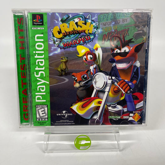 Crash Bandicoot Warped  (Sony PlayStation 1 PS1,  1998)