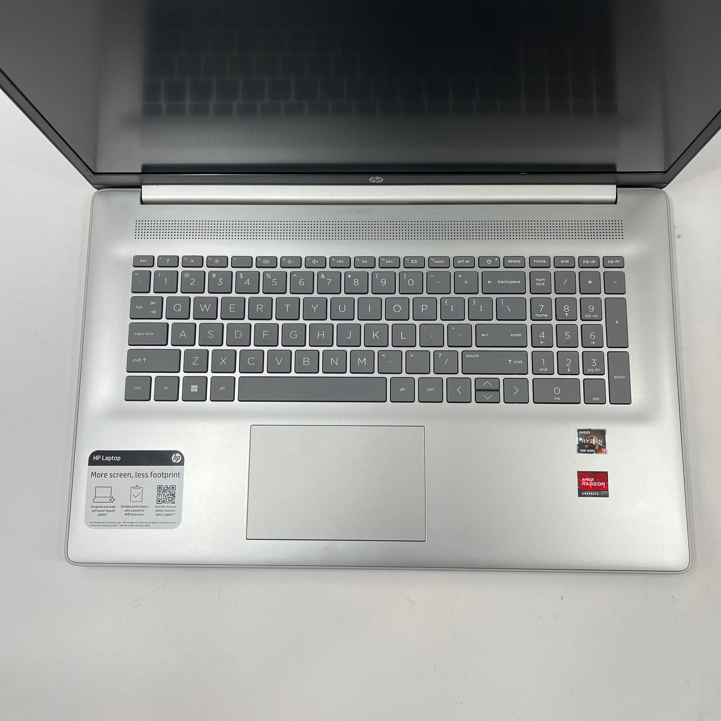 HP Laptop 17-CP2196NR 17.3" Ryzen 3 7320U 2.4GHz 8GB RAM 500GB SSD