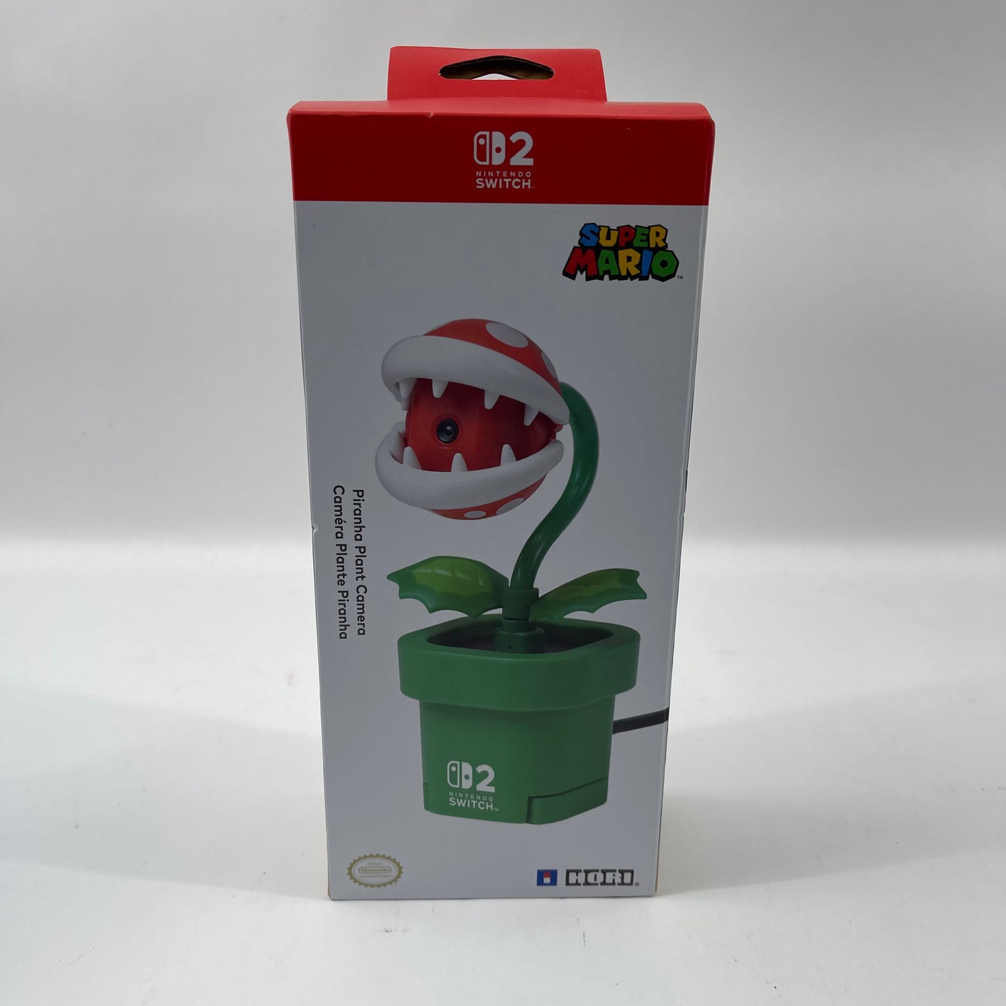 New Hori Piranha Plant Camera Green/Red NSX-001U Nintendo Switch 2