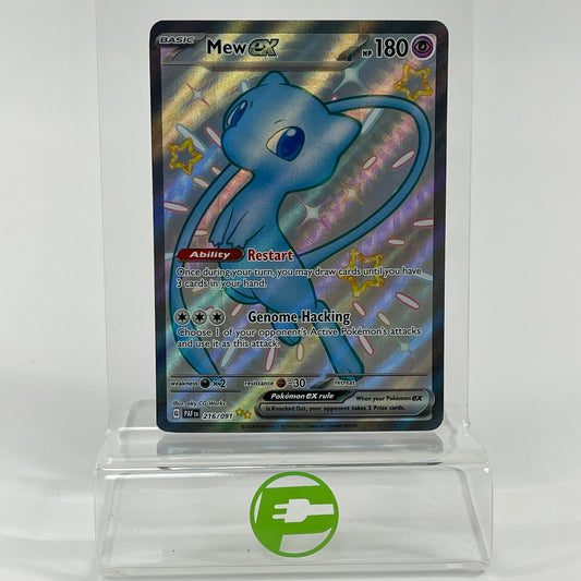 Pokemon Scarlet & Violet Paldean Fates Mew ex #216 Trading Card 216/091