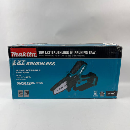 New Makita XCU14Z 18V LXT Brushless 6" Pruning Saw