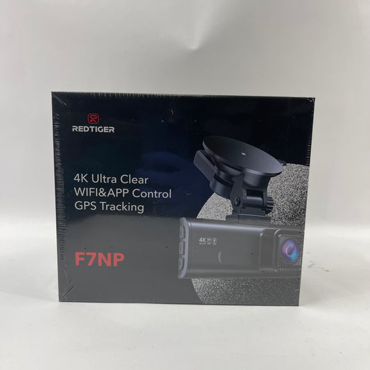 New Red Tiger 4K Ultra Clear  4K 1080P Dual Channel Dash Cam F7NP