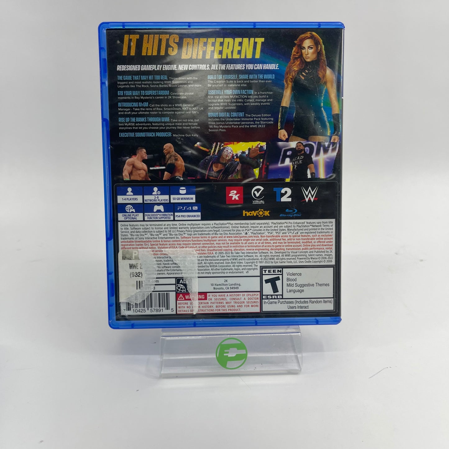 WWE 2K22 [Deluxe Edition] (Sony PlayStation 4 PS4, 2022)