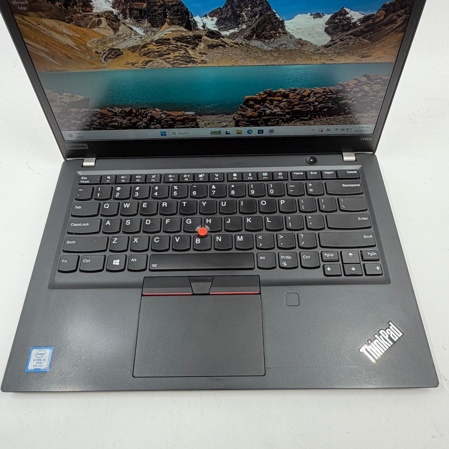 Lenovo ThinkPad T490s 20NX-0035US 14" i5-8365U 1.9GHz 8GB RAM 256GB SSD