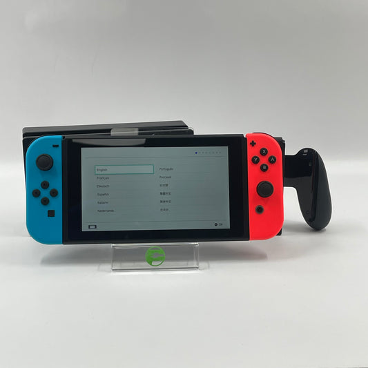 Nintendo Switch v2 Video Game Console HAC-001(-01)  Red/Blue