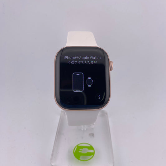 Unlocked Apple Watch Series 11 46MM Rose Gold Aluminum Starlight Sport Band