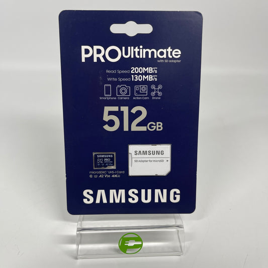 New Samsung PRO Ultimate 512GB MicroSDXC UHS-I Memory Card