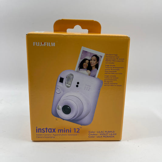 New Fujifilm Instax Mini 12 Instant Camera Lilac Purple