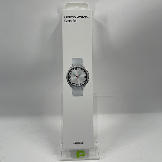 New WiFi Only Samsung Galaxy Watch6 Classic Aluminum Smartwatch SM-R960NZSAXAA