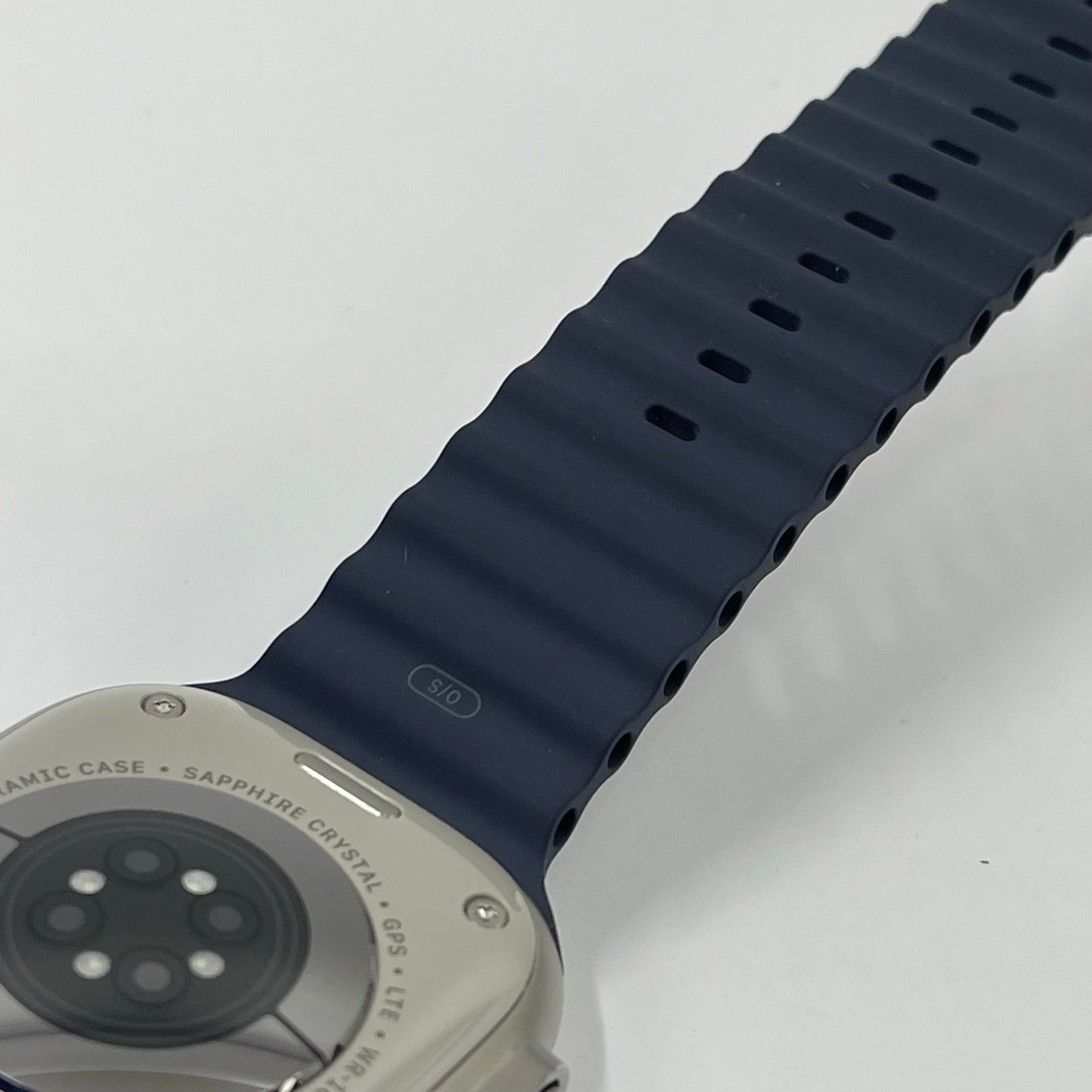 Unlocked Apple Watch Ultra 2 49MM Natural Titanium Anchor Blue Ocean Band