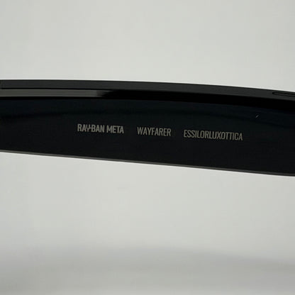 Ray-Ban Meta Wayfarer Gen 1 Shiny Black Standard RW4006 601/SB AI Smart Glasses