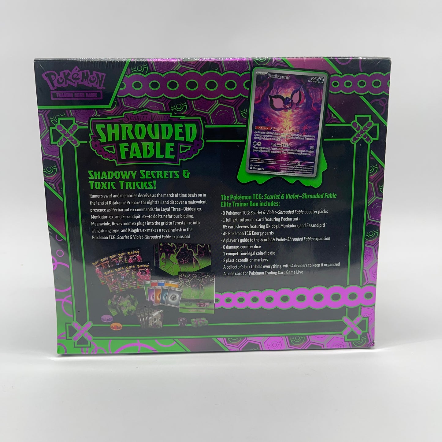 New Pokemon TCG Scarlet & Violet Shrouded Fable Elite Trainer Box 290-87853