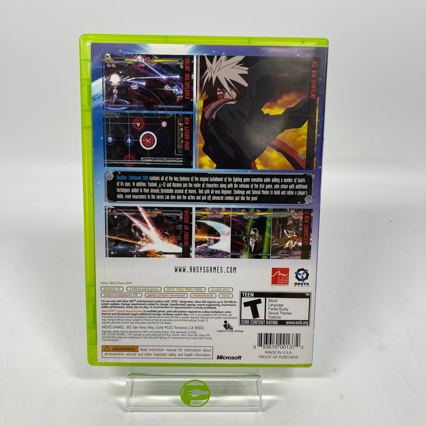 BlazBlue: Continuum Shift (Microsoft Xbox 360, 2010)