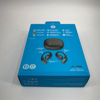New JLAB Epic Open Sport Air Conduction Wireless Earbuds Black EBEPOPSPRTRBLK82