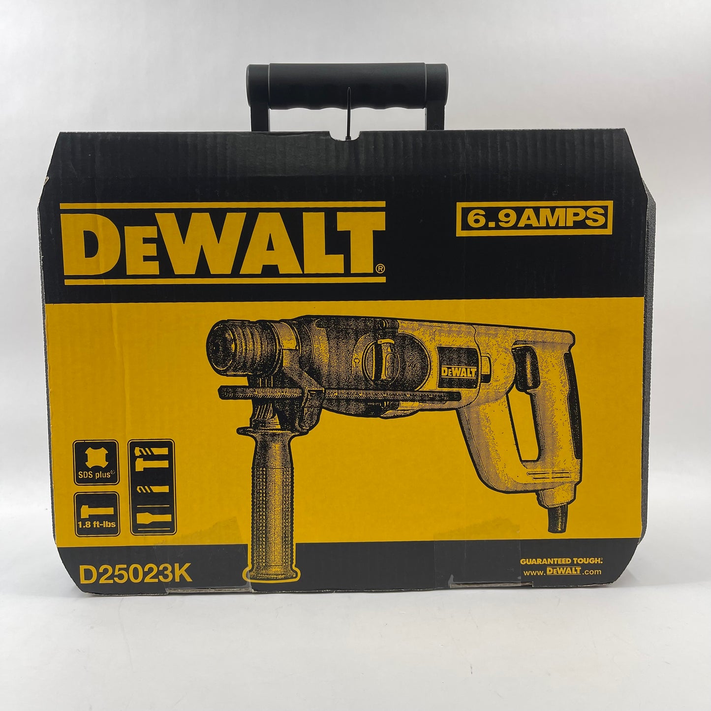 New DeWalt D25023K 120V 7/8" (22mm) Compact SDS Rotary Hammer Kit