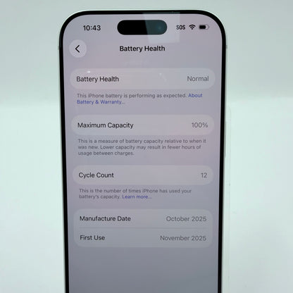 Factory Unlocked Apple iPhone 17 Pro 256GB Silver MG7K4LL/A