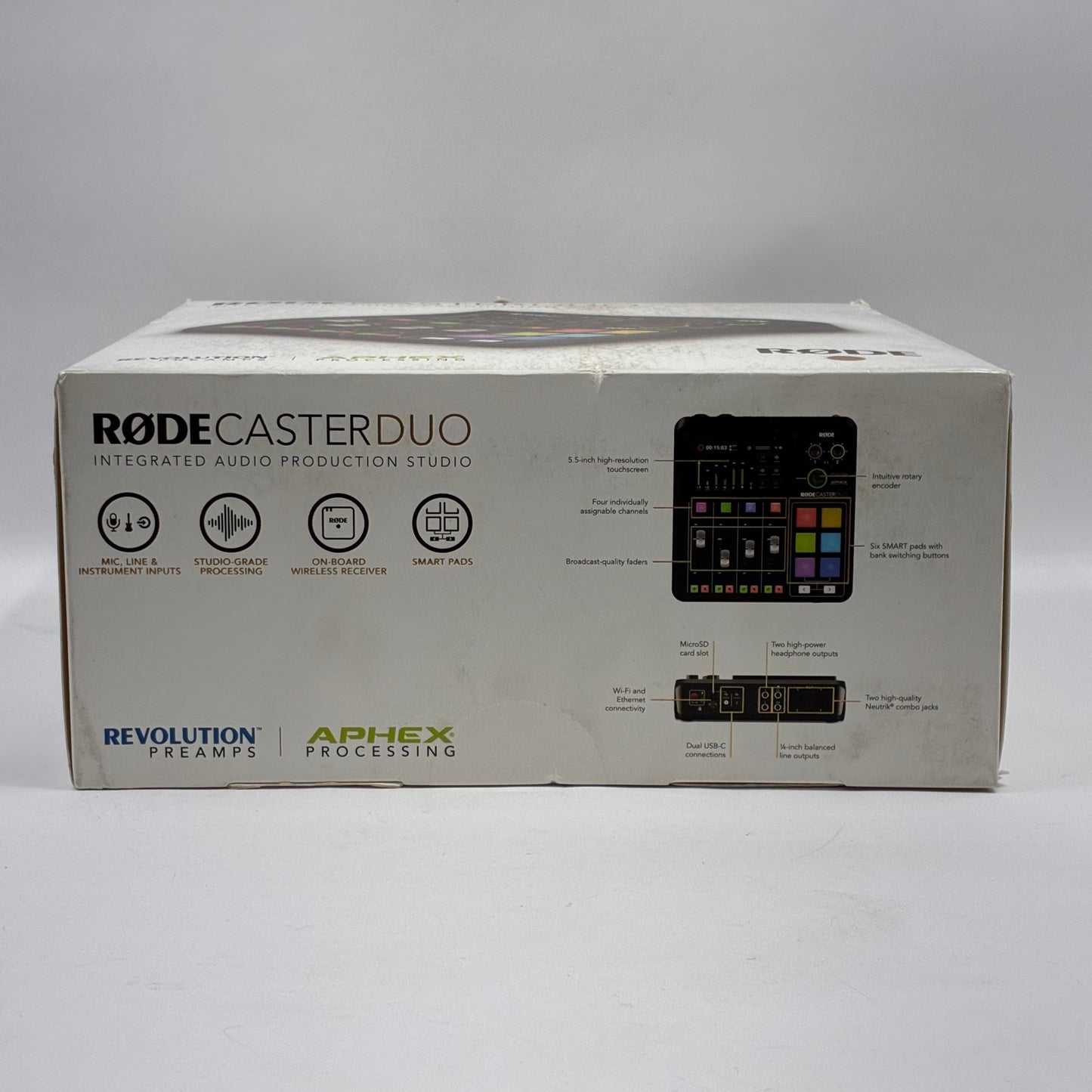 New Rode RODECaster Duo 7-Channel Integrated Audio Production Studio