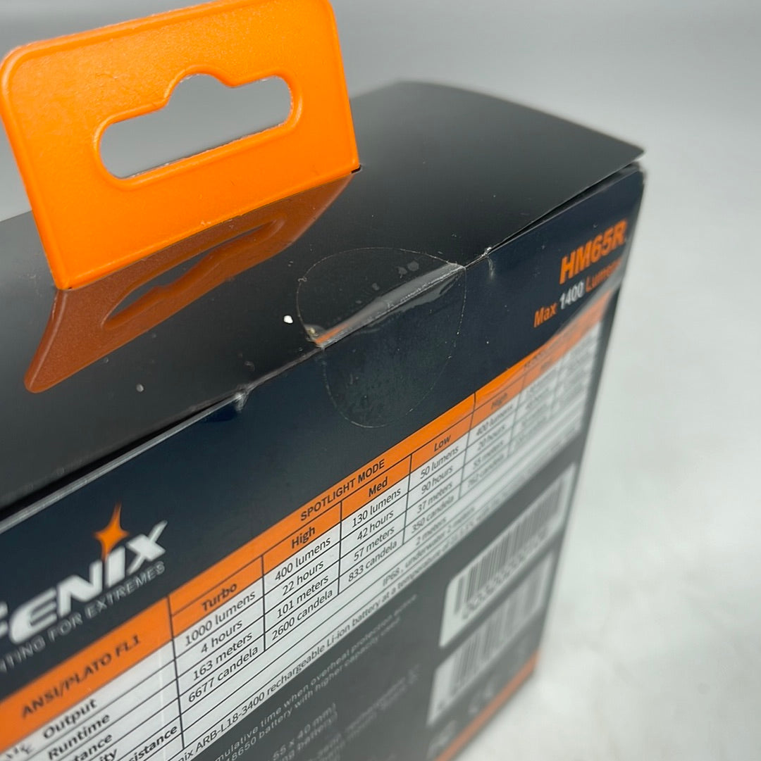 New Fenix HM65R 1400 Lumens Rechargeable Headlamp