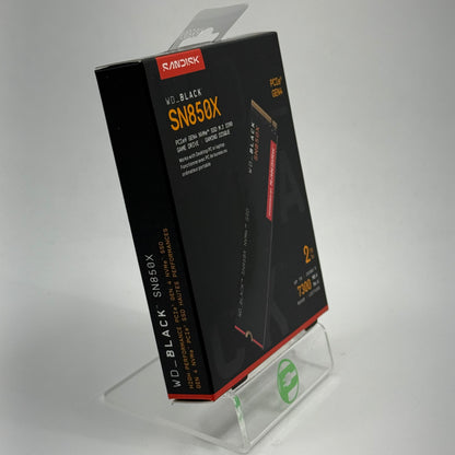 New Western Digital WD Black SN850X 2TB 2280mm M.2 NVMe Gen 4.0 x 4 SSD