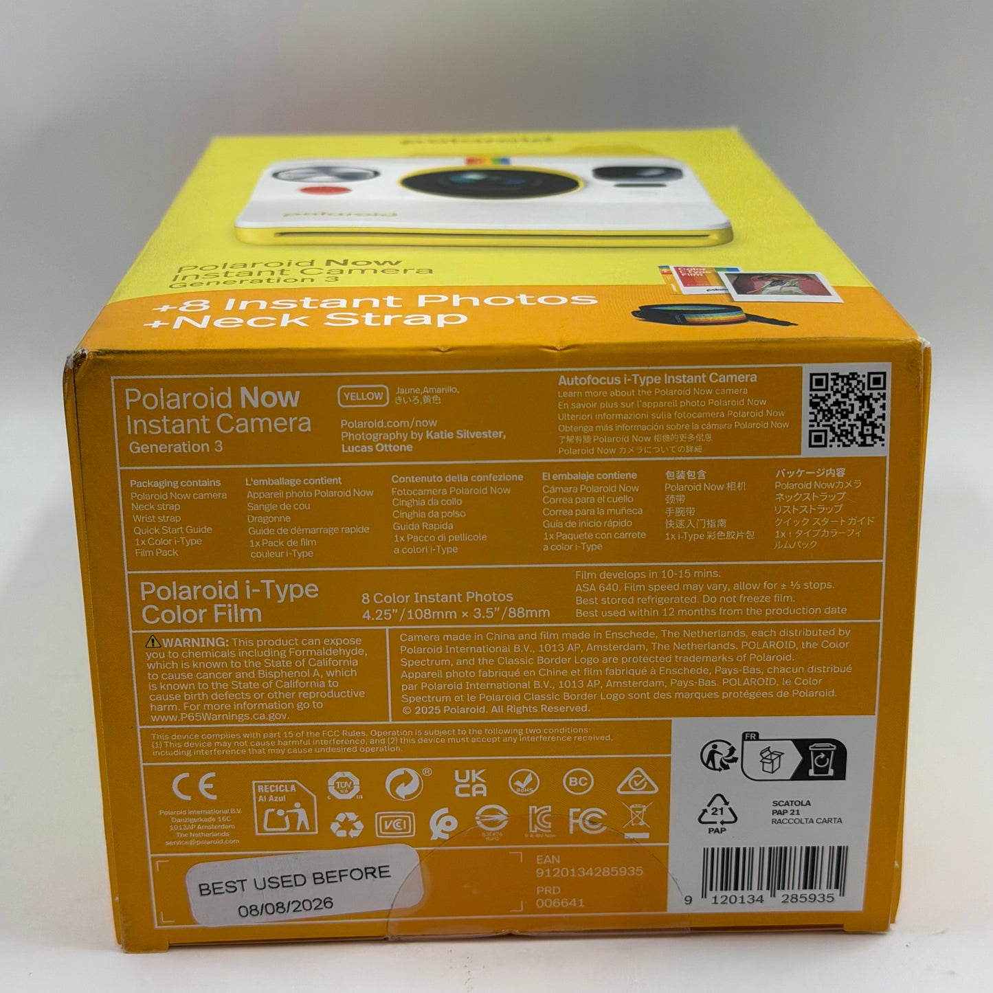 New Polaroid Now Generation 3  Instant Camera  006641