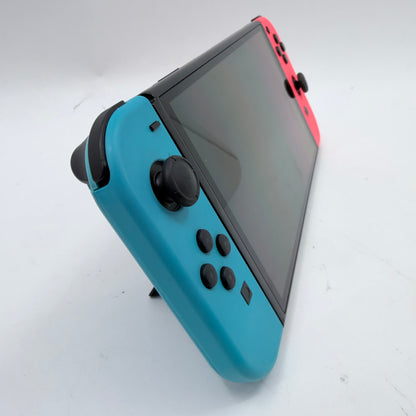 Nintendo Switch OLED Video Game Console HEG-001 Neon Red/Neon Blue