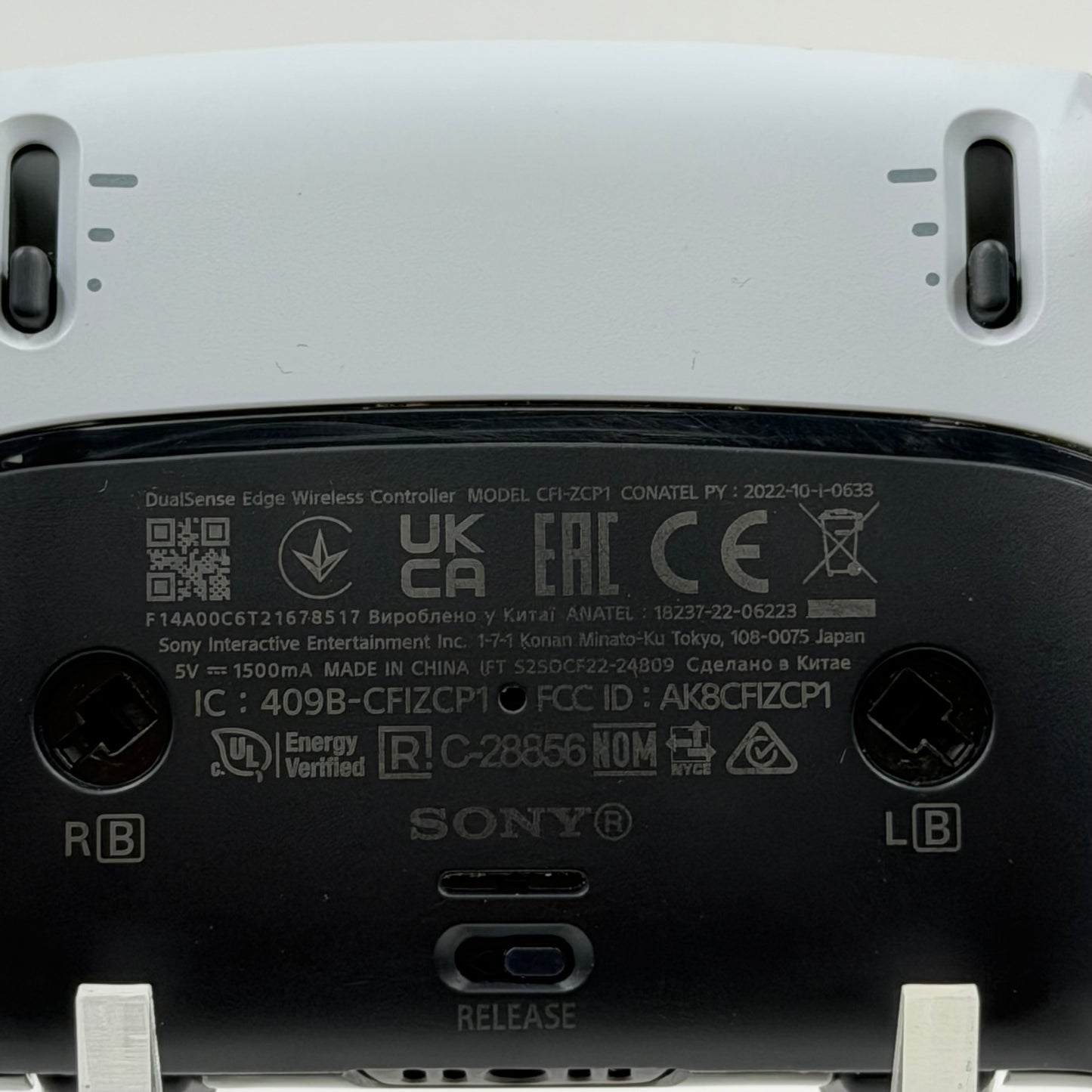 Sony Playstation 5 PS5 DualSense Edge Wireless Controller White CFI-ZCP1
