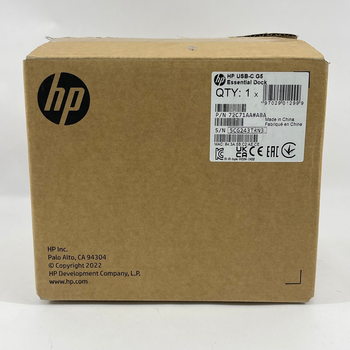 New HP USB Type C Docking Station Docking Station  72C71AA#ABA