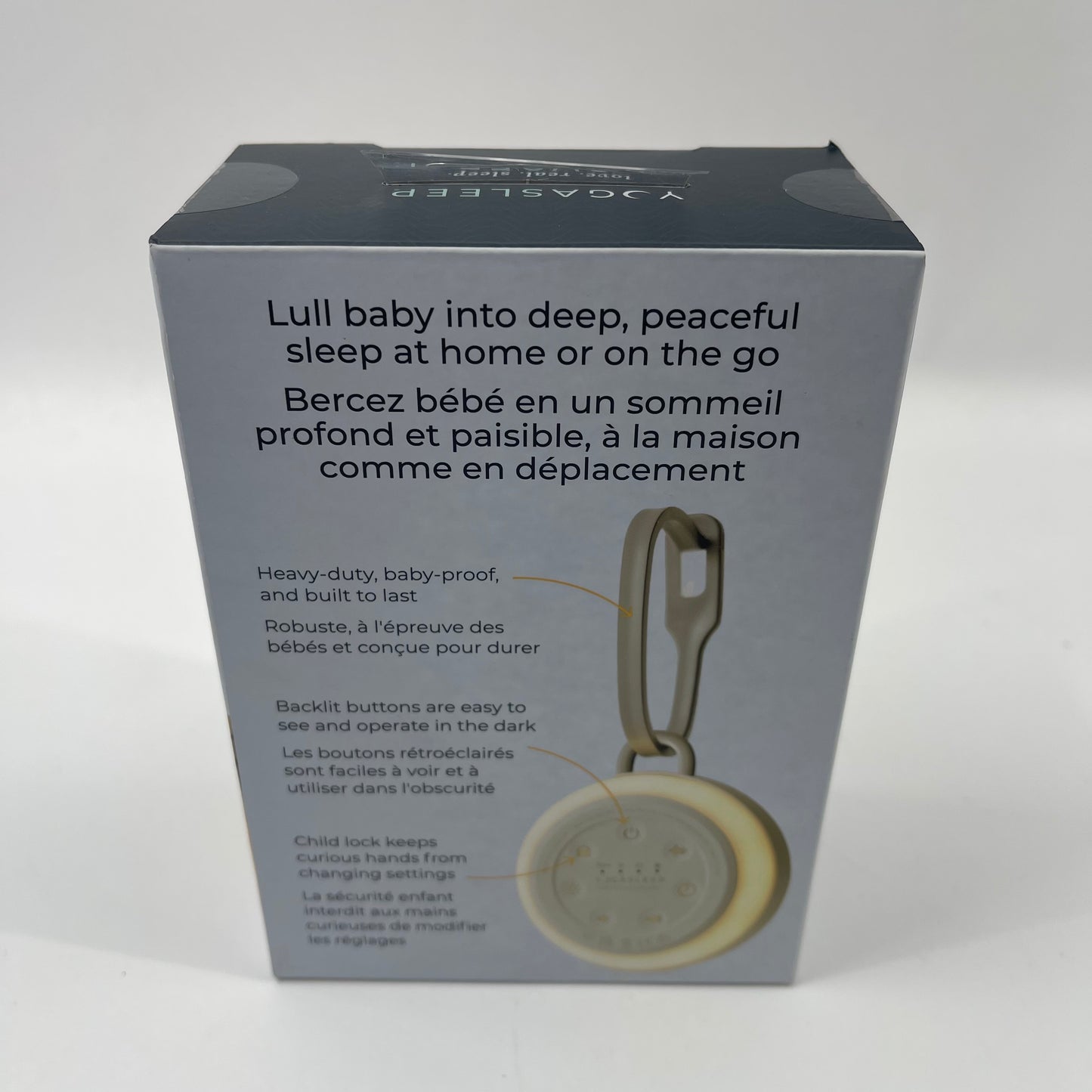 New Yogasleep HUSHH 2 Portable Sleep Sound Machine & Night Light