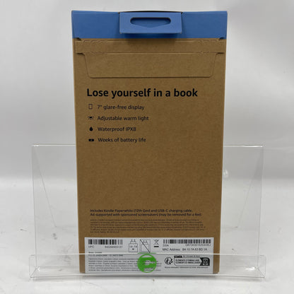 New WiFi Only Amazon kindle paperwhite 12th Gen 16GB Jade SA568B