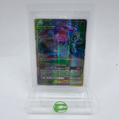 Pokémon TCG Celebi & Venusaur GX Full Art #159 SM Team Up Trading Card 159/181