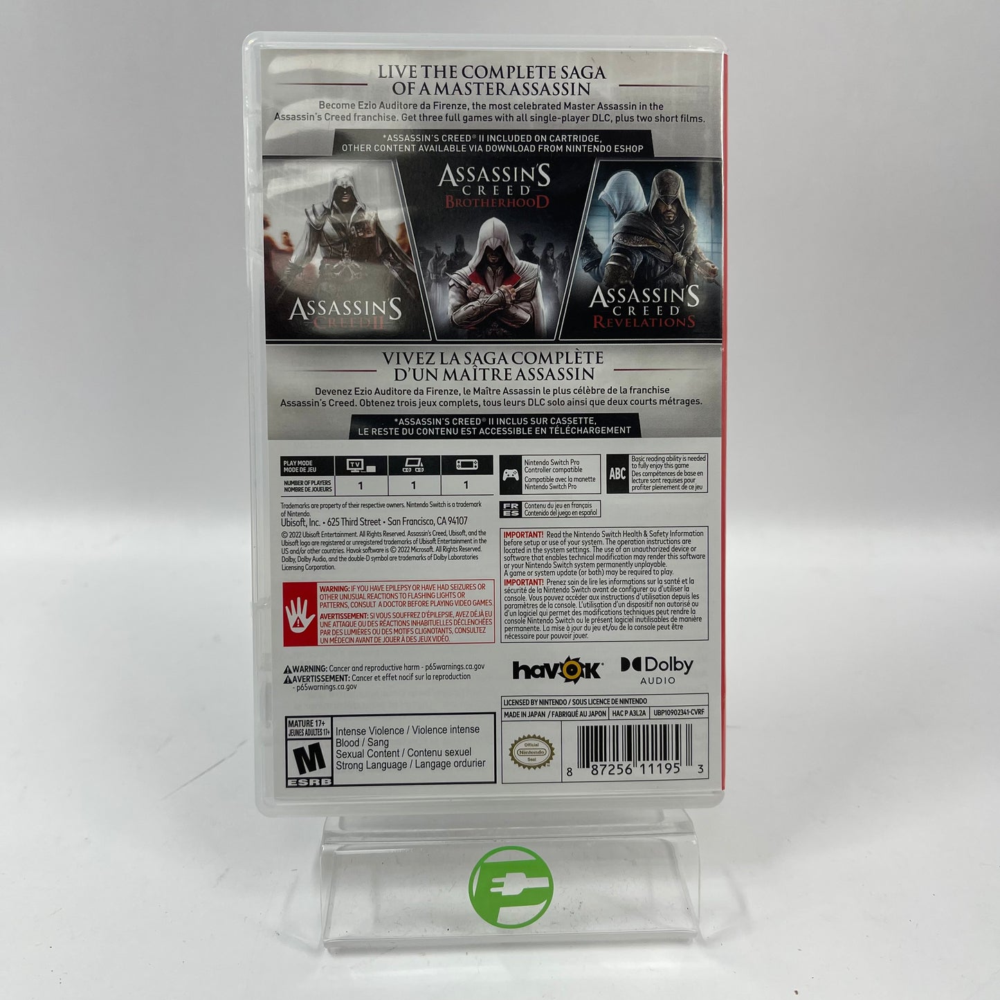 Assassin's Creed: The Ezio Collection (Nintendo Switch, 2022)