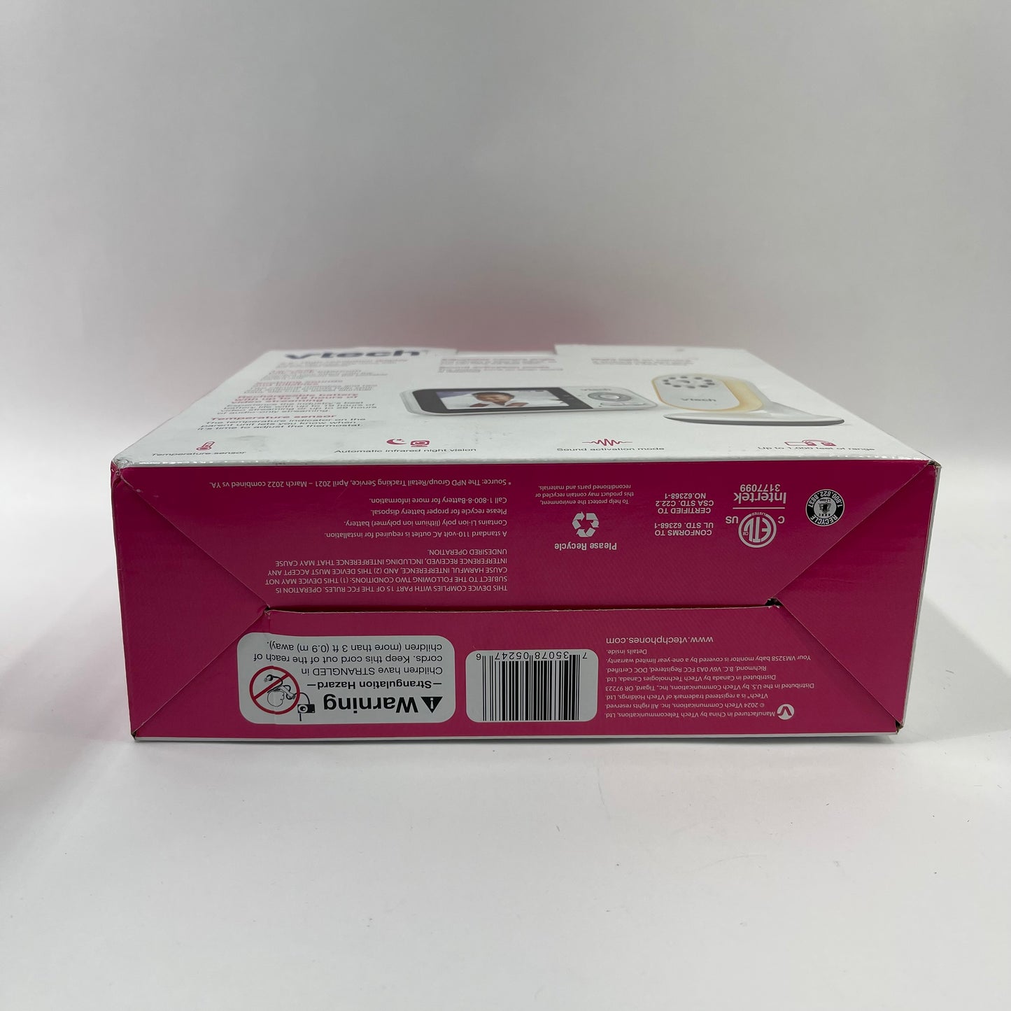 New VTech 2.8" Fixed Position Video Baby Monitor VM3258