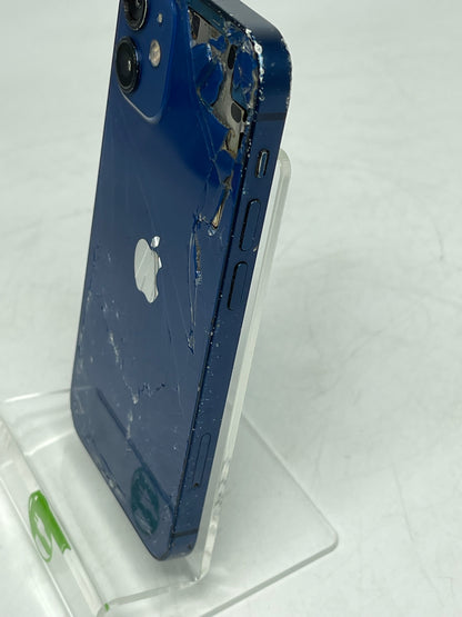 Broken Factory Unlocked Apple iPhone 12 Mini 64GB MG6K3LL/A Cracked Bad