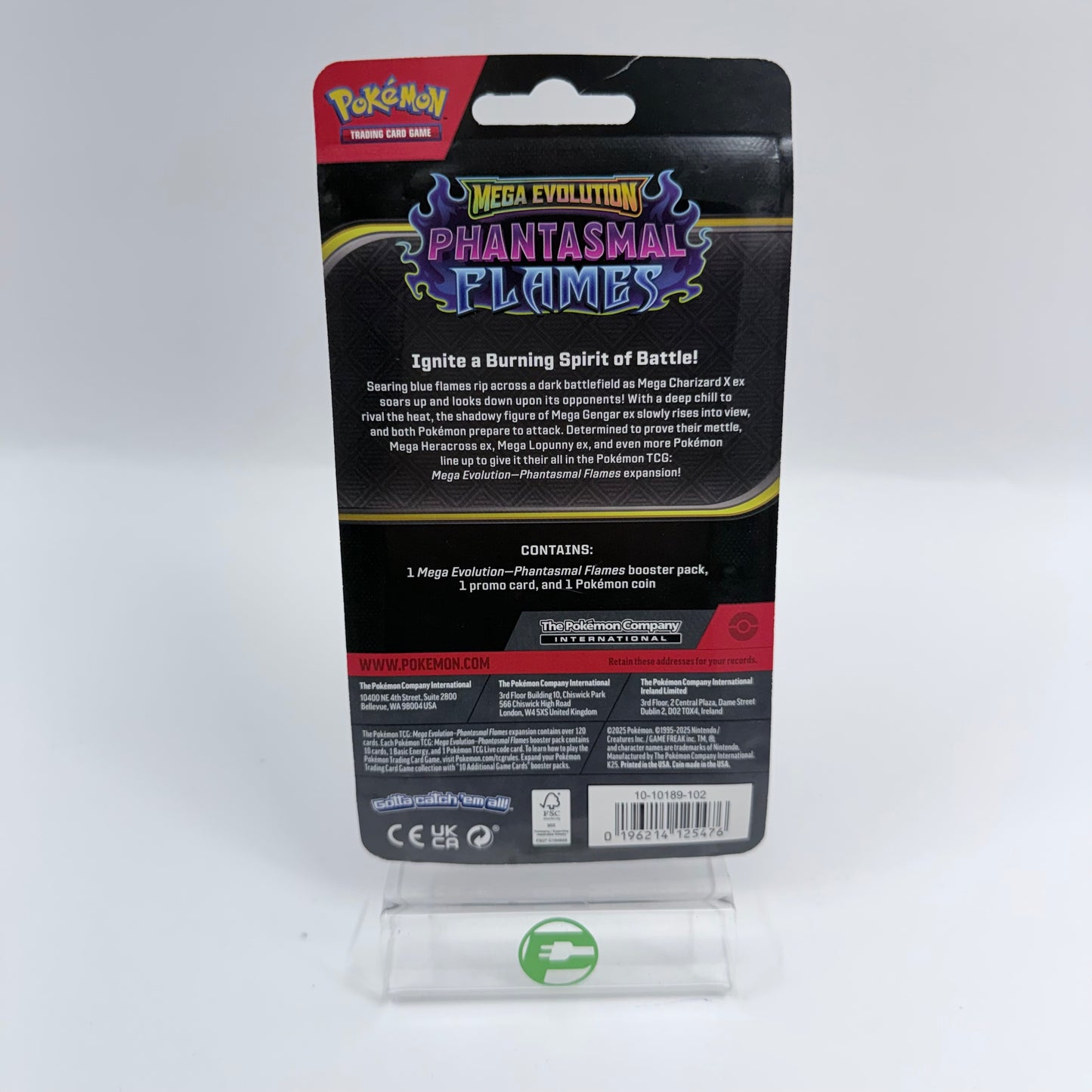 New Pokémon TCG Mega Evolution Phantasmal Flame Single Blister Pack