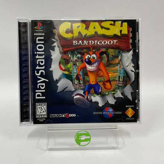 Crash Bandicoot [Black Label] (Sony PlayStation 1 PS1, 1996)